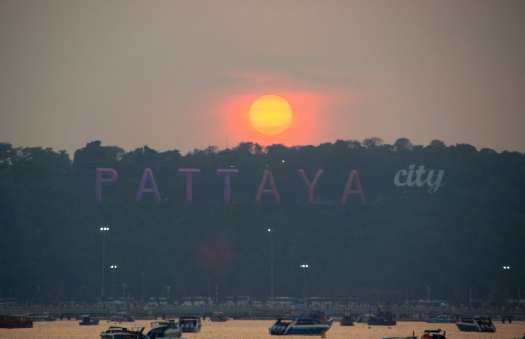 Pattaya Thailand sunset