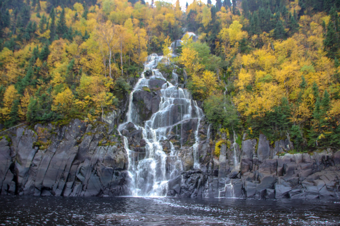 Saguenay Fjords Canada Waterfall