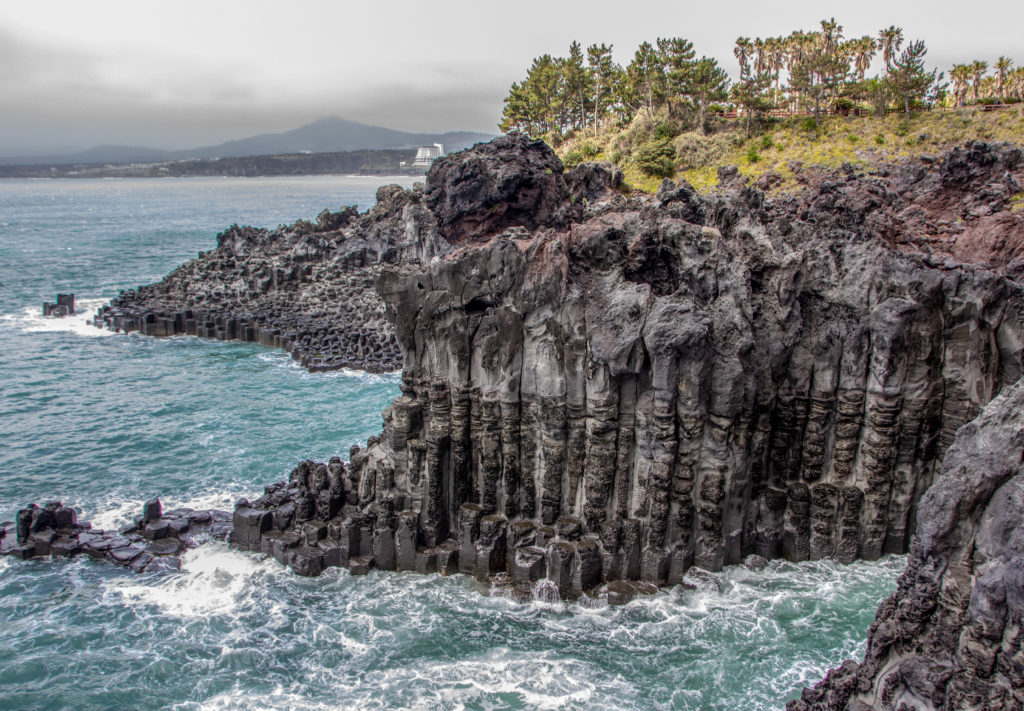 Jeju Island columnar joints