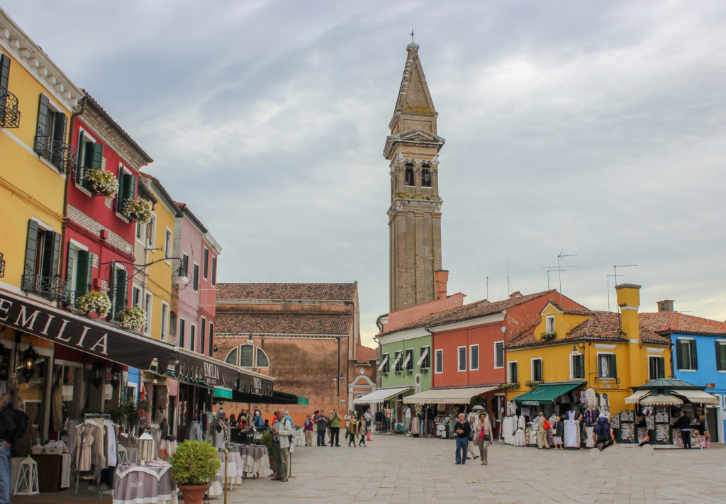 Burano Italy Main Square