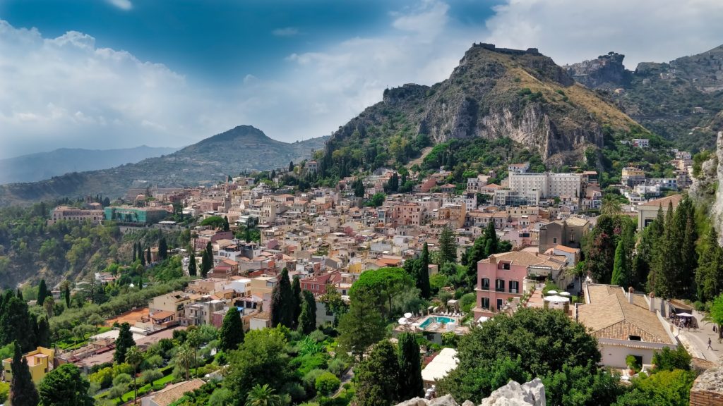 Taormina Sicily Italy View