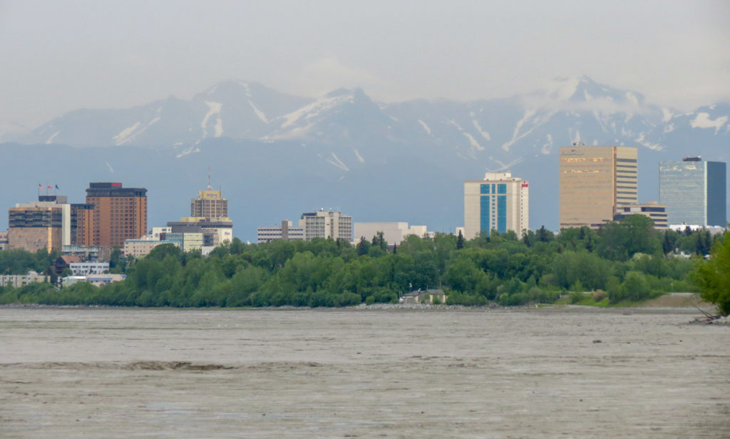 Anchorage Alaska skyline