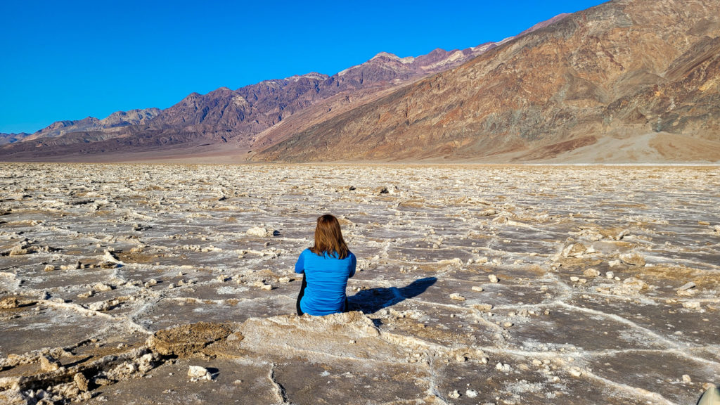 Badwater Basin at Death Valley California