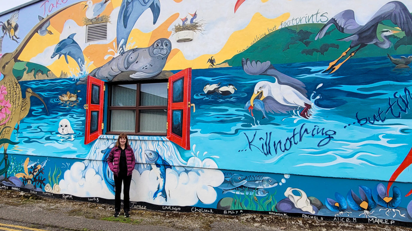 The Colorful Invergordon, Scotland Mural Trail in the Highlands