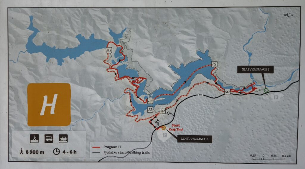 Plitvice Lakes National Park map