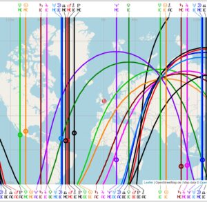 Astrocartography Map